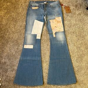 True religion patchwork jeans 31 nwt